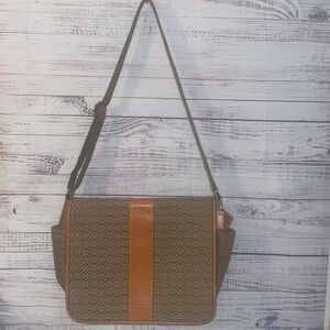 Vintage Coach Signature Hudson Commuter Messenger Bag